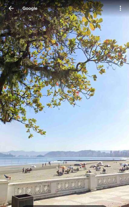Ap Em Frente Ao Aquario - Ponta Da Praia 桑托斯 外观 照片